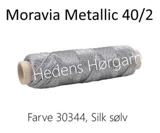 Moravia Metallic 40/2 farve 30344 Silk sølv
